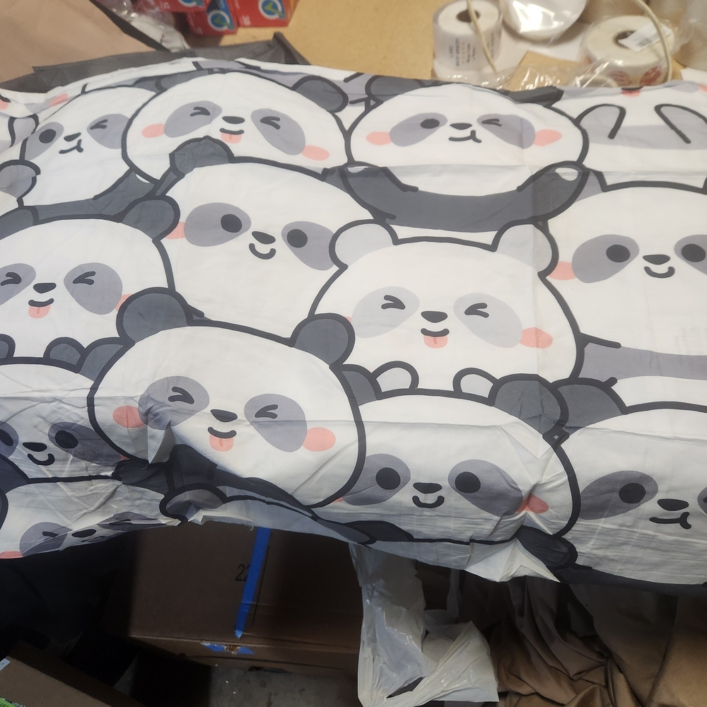 Panda Print Bedding Set